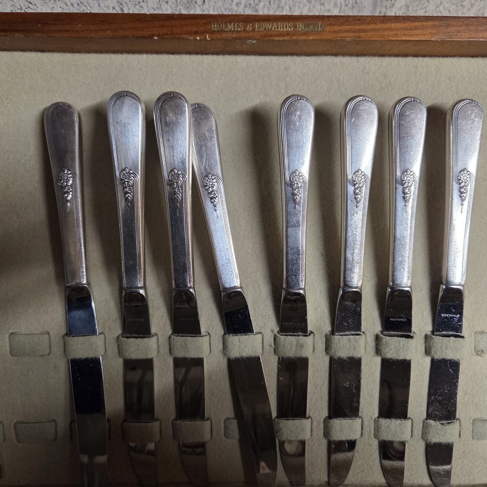 Silver Knives Set